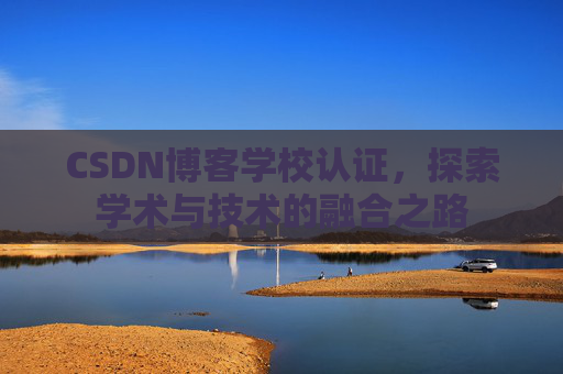 CSDN博客学校认证,探索学术与技术的融合之路