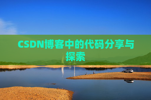 CSDN博客中的代码分享与探索